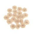 thumbnail image 2 of pitrice 20 Pieces Silk Rose Flower Head Bud DIY Craft Wedding Decor Beige, 2 of 9