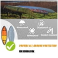 thumbnail image 4 of Housse de Kayak Imperméable Résistante aux UV Housse de Kayak de Plein Air Rangement de Kayak Housse Anti-Poussière pour Bateau Kayak, 4 of 8