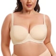 thumbnail image 1 of LYMAYTER Bras for Women Plus Size Full Coverage Seamless Bra for Female Underwire Everyday Bra, 1 of 7