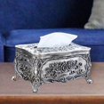 thumbnail image 4 of Elegant Tissue Box Holder Organizer Napkin Dispenser Box holder for Office Home Tin, 4 of 8