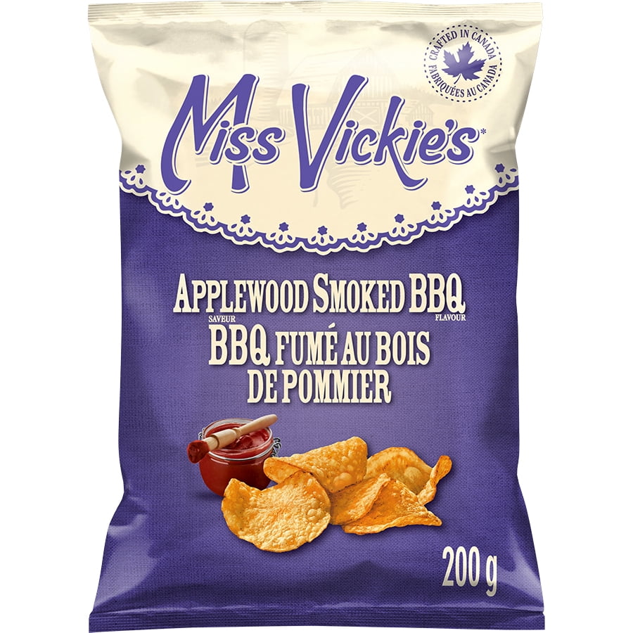 Miss Vickie's Applewood Smoked BBQ flavour Kettle Cooked Potato Chips