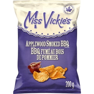 Miss Vickie's Applewood Smoked BBQ flavour Kettle Cooked Potato Chips