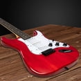 thumbnail image 3 of LyxPro Beginner 39” Electric Guitar & Electric Guitar Accessories, Black, 3 of 7