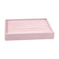 thumbnail image 3 of Jewelry Organizer Jewelry Storage Containers for Drawer Jewelry Display Holder Jewelry Drawer Insert for Bedroom Counter Shop , Pink Rings Tray, 3 of 8