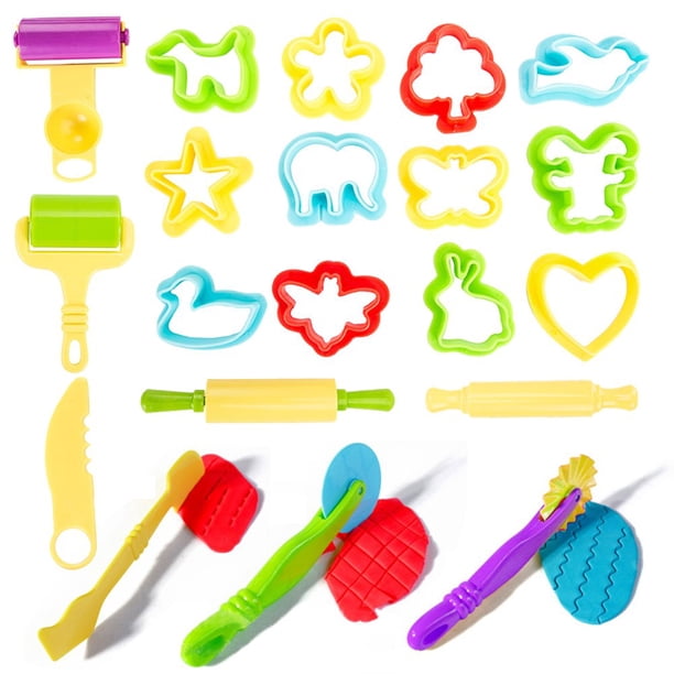 BYHANO Pâte À Modeler pour Enfants, 60 Pièces Accessoires Pate a Modeler, Accessoires en Pâte à