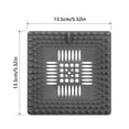 thumbnail image 3 of Square Floor Drain Stopper Filter Screen for Bathroom and Kitchen Clogs and Debris Easy installation, 3 of 7