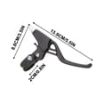 thumbnail image 4 of 1Pair Brake Levers Universal Full Aluminum Alloy Brake Handle BMX Brake Handle Mountain Cycling Brake Levers For Most, 4 of 4