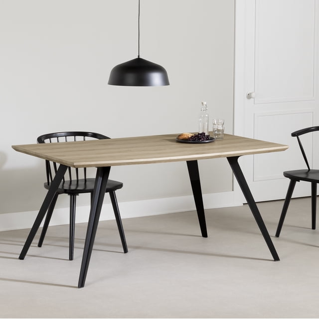Dining Table with Metal Legs from the collection Flam South Shore