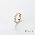 thumbnail image 2 of WINQ Single Hoop Single Earring Lab Grown Diamond 14K Gold each, 2 of 6