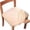 Beige, variant on Solid Color Brushed High Elastic Chair Cover Soft And Comfortable Chair Seat Cover -proof And- Chair Slipcover Suitable For Dining Chair