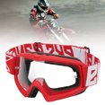 thumbnail image 4 of Motocross Goggles, TPU Frame Falling Resistant Motorbike Goggles Adjustable  For Climbing 8060 Red Frame, 4 of 8
