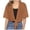 Coffee, variant on Ketyyh-chn99 Womens Cardigan Sweaters Fall Coat Women Tie Front Chiffon Short Sleeve Cropped Sheer Bolero Cardigan Blue,M