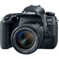 thumbnail image 3 of Canon EOS 77D DSLR Camera +18-55mm Lens (Intl Model) (1892C016) W/Bag, Extra Bat, 3 of 6