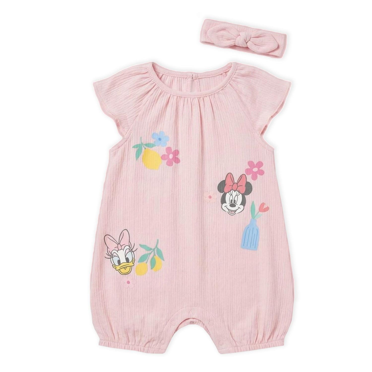 Disney Minnie Mouse Ensemble Barboteuse et Bandeau