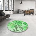 thumbnail image 4 of Ahgly Company Tapis d'Intérieur Lavable en Machine Carré Vert Jade, 3 Pieds Carré, 4 of 7