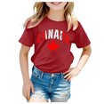 thumbnail image 1 of TZEWGL T-Shirts pour Nouveau-Né Été Manches Courtes Col Rond Imprimé Graphique Vêtements de Base pour Bébé Taille 3-4T, 1 of 4