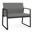 thumbnail image 1 of Gansett Reception Waiting Room Bariatric Chair / Black Steel / Light Gray, 1 of 5