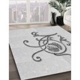 thumbnail image 3 of Ahgly Company Machine Washable Indoor Square Transitional Platinum Gray Area Rugs, 6' Square, 3 of 7
