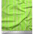 thumbnail image 1 of Soimoi Green Rayon Fabric Leaves & Bamboo Tree Decor Fabric Printed Yard 56 Inch Wide, 1 of 3