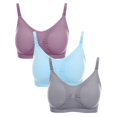 thumbnail image 1 of LSLJS 3Pcs Pregnant Women's Plain Color Bra Nursing Bras Vest Tops, 1 of 9