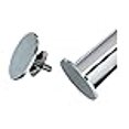 thumbnail image 3 of Organized Living freedomRail Clothes Rod Stops, Set of 2 - Chrome, 3 of 3