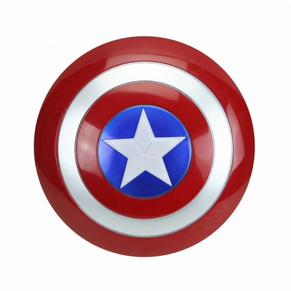 32CM New Captain America Figure Toys The Avengers Captain America Shield Light-Emitting & Sound Cosplay Property Boys Toy Gift