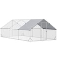thumbnail image 1 of PawHut Enclos de Marche Galvanisé pour Grand Poulailler 9,8 Pieds X 19,7 Pieds X 6,6 Pieds, 1 of 10