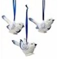 thumbnail image 3 of Kurt Adler J7706 Porcelain Delft Blue Bird Ornaments,Blue,White, (Set Of 3), 3 of 3
