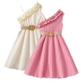 thumbnail image 4 of 2025 Girls Dresses Children Dress Spring Summer Face Print Dress Strap Ruffles Solid Color Girl Dresses 6-9 Months Princess Girls Casual Dress Girl Cat Dress with, 4 of 4