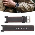thumbnail image 4 of Leather Watch Bands, Fine Workmanship Easy Installation Leather Watch Strap Fashionable Black  For  T Rex Pro, 4 of 7