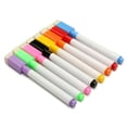 thumbnail image 2 of CUITING 8 Colors Magnet Pens Magnetic Dry Wipe White Board In Markers Erase Built F1R3, 2 of 8