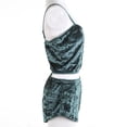 thumbnail image 3 of SUNSIOM Women 2PCS Lingerie Set Slim Sling Crop Top Short Elastic Band Pants, 3 of 5
