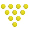thumbnail image 4 of maskred 10 Pieces EVA Foam Golf Swing Training Exercises Balls Practice Yellow 42mm 1Set, 4 of 6