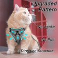 thumbnail image 4 of Behome Cat Harness and Leash Set for Walking, Escape Proof Soft Adjustable Vest Harnesses with Reflective Strips for Cat and Puppy, Gray, XL, 4 of 10
