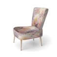 thumbnail image 3 of Designart « Pink Chrysanthemums love expression II » Fauteuil d'Appoint Rembourré à Motif Floral Rose - Fauteuil Traditionnel avec Accoudoirs pour Salon, 3 of 7
