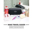 thumbnail image 2 of GOX Small Travel Toiletry Bag Dopp Kit Case For Men Multifunction Organizer Pouch(Black/Grey), 2 of 5