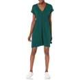 thumbnail image 1 of walmart Essentials Womens Women's Plus Size Surplice Dress_dnu, 1 of 6