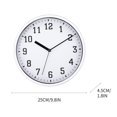 thumbnail image 1 of Japceit Mute Wall Clock Creative Fashion Living Room Three-dimensional Digital Scale Clock Plastic Clock 10 Inch 25CM, 1 of 9