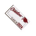 thumbnail image 2 of Thinsony Graduation Gift Cash Holder Wooden Envelope Wallet Safe 2024 Graduation Money red, 2 of 6