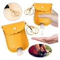 thumbnail image 1 of Cqxid Glass&Bottle Under $5 Hand Sanitizer Holder Keychain Bottle Container With Cover For Outdoor Storage, 1 of 2