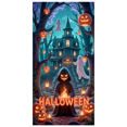 thumbnail image 1 of Spooky Gothic Pumpkin Banner Haunted Halloween Ghost for Holiday Decoration Party Decor Indoor Event, 1 of 5