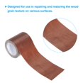 thumbnail image 3 of Unique Bargains Leather Repair Tape 2.2'X30', Self Adhesive Realistic Leather Textured Patch, Red, 3 of 5