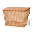 thumbnail image 2 of Refrigerator Cold Kettle with Faucet, Plastic Beverage Dispenser with Spigot for Fruit Tea Flower Tea Milk Tea Water, Free to Add the Fruit, Easily Fit Into the Refrigerator, 2 of 8