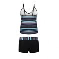 thumbnail image 3 of Pisexur Womens Tankini Swimsuits Athletic Two Piece Tummy Control Bathing Suits with Boy Shorts, 3 of 6
