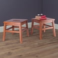thumbnail image 4 of Winsome Kaya 2-pc Set Conductor stool Teak Finish, 4 of 8