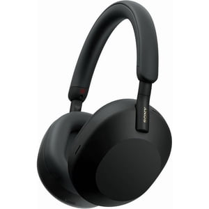 Sony WH-1000XM5SA Casques audio sans fil avec Bluetooth, Hi-Res Audio, 30hr Batterie noire (y compris le boîtier souple) - Ouvrir la boîte