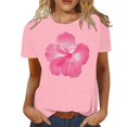 thumbnail image 1 of LUOGENLI T-shirts pour Femme pour Femmes Mode Décontractée Chemises Imprimées Col Rond Manches Courtes T-Shirt Hauts Tunique Blouse 4TG T-shirts pour Femmes T-shirts Graphiques Fête de la Saint-Patrick L, 1 of 4