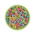 thumbnail image 3 of Farm Girl, Rainbow Hoops Cereal, No Sugar Added, 280g, 3 of 5