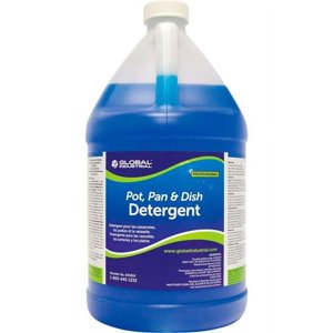 Global Industrial Poêle, poêle & Détergent de vaisselle, 1 Bouteille de Gallon, 4/Case