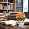 thumbnail image 1 of Aodebiao Small Fake Flowers Plants Mini Artificial Potted Plants for Table Desk Home Bathroom Office Decor, 1 of 6